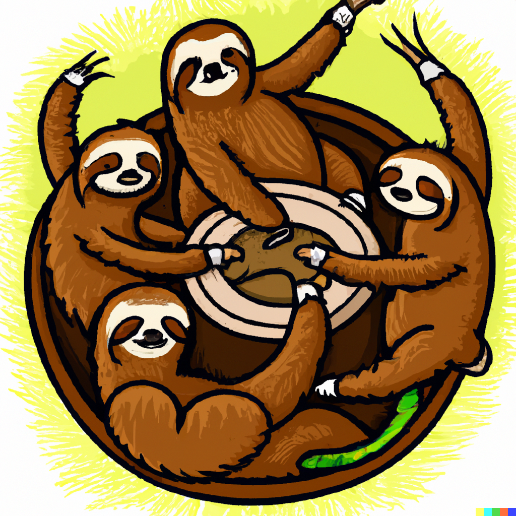 DALL·E 2022-10-21 07.10.02 - cartoon art of sloths sitting around a kava-kava bowl.png